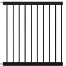 KIDS PARK 兒童安全門欄 高100cm 黑色 可搭配延長件(10cm/20cm/30cm/45cm/80cm) 寶寶安全防護