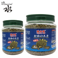 台灣紅烏龜飼料 - 條狀兩棲爬蟲類飼料 適用於陸龜、水龜 - 浮水性, 1個, 活力紅新配方烏龜飼料-400g