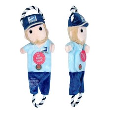 福媽寵物 綺敏 K9 TUFF 狗狗耐咬結繩玩具, 藍色, 1個