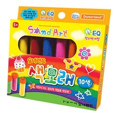 사무용품 도너랜드)색모래 세트(10색), 본상품