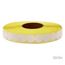 경인 벨크로 원형 거칠이 20mm 롤 흰색 미술 공예 DIY 다용도 패치 1개입