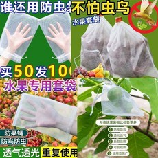 水果套袋 蔬果防蟲網袋 束口網袋, 1個, 透光透氣#循環使用 30個 帶抽繩,果蔬防蟲袋丨20CM#30CM丨通用