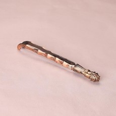 【 199出貨】高端茶夾 功夫茶杯鑷子 茶夾子 茶具配件 實木茶叶夾子 喝茶工具, 竹節紅銅【茶夾】【長16.5cm】, 1個