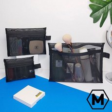 메쉬 다용도 메이크업 파우치 M got+2049Zd
