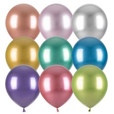 파티팡풍선 라운드 45cm 크롬 25입, 크롬 혼합, 1개