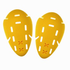 摩托車護具，輕量透氣舒適型，柔軟貼身，易於清潔, 黃色, 1套