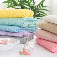 지지미원단 리플 시어서커 냉감 여름 원단 대폭 무지 천 솜사탕 9종, 01) 화이트, 1개