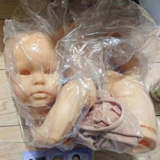 [브리튼] 20인치 리본돌 키트 실제 같은 소프트 터치 DIY 이미 인형 부품, [01] 20inch, [01] doll kit with body, 1개