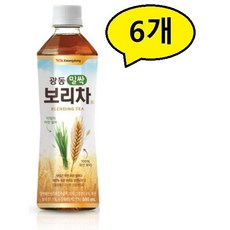 광동제약 밀싹 보리차, 500ml, 6개