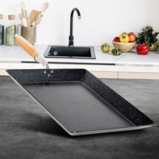 사각 프라이팬 에그 논스틱 계란말이 코팅 프라이팬 주방용 무쇠 알루미늄 플레이트용 레인지용