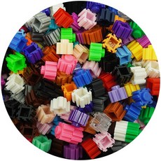 디폼블럭10mm 1kg 3030개, B49_10mm디폼블럭_35색혼합(1kg 3030개), 1세트