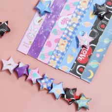 캐릭터그림 종이별접기 별종이 색종이 일자종이 50장