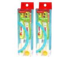 피셔프라이스 소프트 미니 세척 브러쉬 2P, 그린, 2개