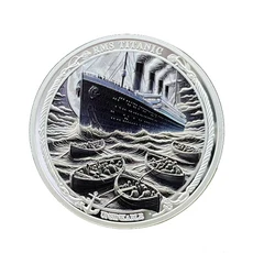 기념 주화 코인 잉글랜드 왕 컬렉션 핸드메이드 동전 찰스 3 세 금속 3D 양각 배지 수집용, [01] Silver