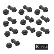 10/5/2 세트 오토바이 스쿠터 브레이크 상단 하단 펌프 캘리퍼스 충격 흡수 슬리브 먼지 커버 디스크 방수 고무, 10 sets type1