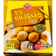 오뚜기 찹쌀 미니도나스 믹스, 250g, 22개