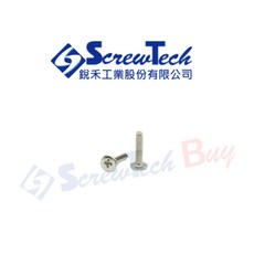 【銳禾工業】工廠直營 M2x9 台灣製造 鍍鎳 I頭 機械牙 十字槽 特殊螺絲 IAM0200901A, 1個