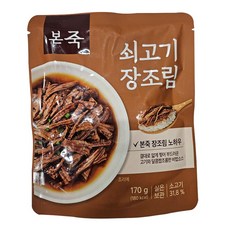 본죽 쇠고기 장조림, 170g, 3개
