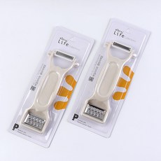 벅칼 국산 웰빙야채칼 다용도 채소 필러 감자칼 채칼, 아이보리, 1개