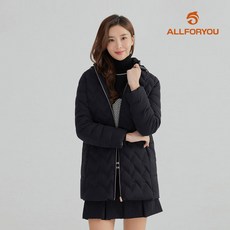 [올포유] FW 여성 후드 탈부착 핫멜팅 구스 다운 점퍼