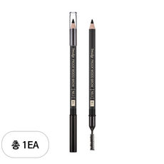 미샤 스머지 프루프 우드 브로우, 블랙, 1개