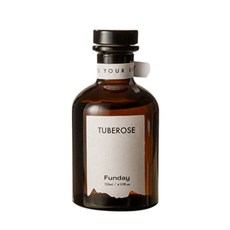 Funday晚香玉精油擴香瓶，室內香氛持久清新，舒緩壓力提升居家品味, 1個, 120ml, 四季茶清