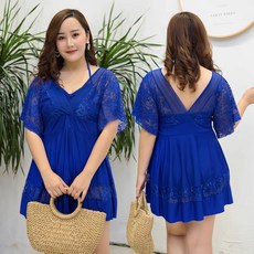 임산부 비키니 태교여행 만삭 수영복 호캉스 래시가드, 블루