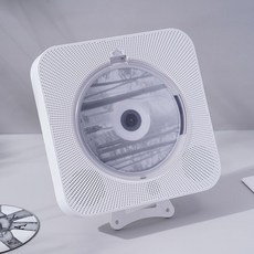 벽걸이 cd플레이어 무선 감성 블루투스 충전 휴대용 사운드, 충전모델+더스트커버+블루투스