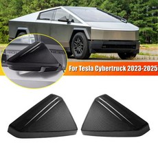 테슬라 사이버트럭 2023-2025 ABS 카본 자동차 사이드 미러 커버 윙 캡 외부 도어 하우징 트림 접착 스티커