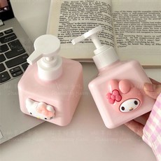 귀여운 핑크 키티 멜로디 욕실 공병, 1개, 헬로키티