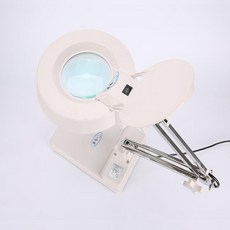 스탠드 확대경 탁상용 돋보기 데스크탑 스마트 조명 10배 고배율 LED, 1. 그린 3배율(더스트 커버)