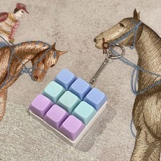 9키 기계식 키보드 축 테스터 버튼 키캡 키체인 손가락, A2