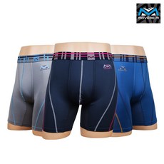 BFL OUTDOOR 남자 롱 드로즈 고탄력 메쉬 사각 팬티 M시리즈 3매세트