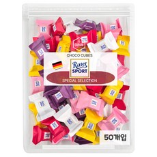 리터스포트 초코 큐브 독일 초콜릿, 8g, 50개