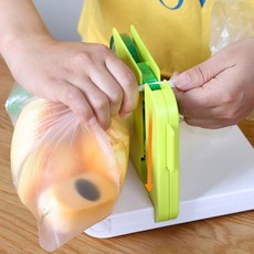 LW 간편 씰 머신 실링기 음식 신선보관 과자봉지 밀봉 씰테이프, E리필씰테이프 10개_그린