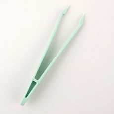 마카롱 플라스틱 핀셋 8cm 쪽집게 트위저 파스텔 네일파츠 쌍꺼풀테이프 작은 뾰족한, 마카롱플라스틱핀셋8cm 민트, 1개