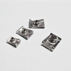 자동차 용수철 리드너트 1P U타입 스쿠터 나사산 클립, 1개