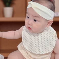 [출산선물]베베온리앙 쁘띠 프레리 턱받이세트