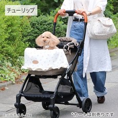 貝果貝果 日本 pet paradise 雙面用推車圍邊保護墊, 1個, 鬱金香