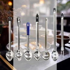 다대 스푼 포크 스텐 뷔페 주방 서빙 반영구적 부페, 롱타공 다대스푼 ONE SIZE