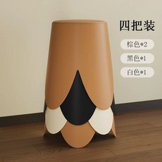 원형 플라스틱 보조 스툴 다용도 의자, U01KSQK4ZJDBD18NZZ8NNYG509-018, 1개, R. 멍시