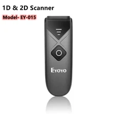Eyoyo USB 유선 블루투스 바코드 스캐너 무선 미니 휴대용 블루투스 바코드 리더 1D 2D QR PDF417 바코드
