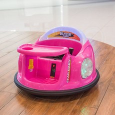 전동 자동차 장난감 4륜 어린이 선물 푸쉬카 붕붕이, 핑크(리모컨 컨트롤), 1개