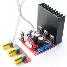 CIRMECH 슈퍼 베이스 2.1 서브우퍼 앰프 보드 3 채널 스피커 오디오 LM1875, 01 DIY KIT