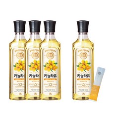 헤표 카놀라유 500ml x 4개, 1세트