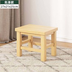 칠판 차량용 슈퍼 테이블 원목 나무 의자 클램프, [원목 히트] 스퀘어 벤치 25 높이