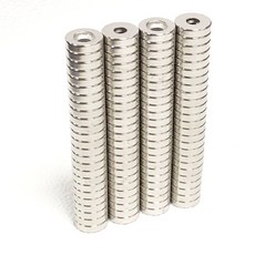D12x3T(6.5x4.2) 네오디움 원형사라자석 [제이스마그네트] 기획상품, 100개