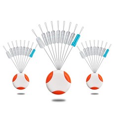 주한피싱 일반 스토퍼 찌 멈춤 스토퍼 찌 스토퍼 낚싯줄 손상 방지 스토퍼 촘촘한 스토퍼 한포장 45알, 대(3통)