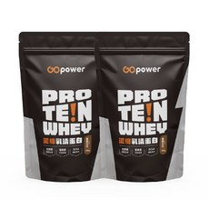 GOpower 果果能量 濃縮乳清蛋白 臻醇可可, 500g, 2個