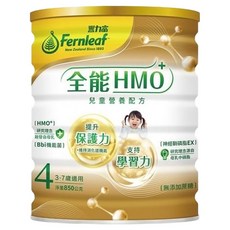 Fernleaf 豐力富 全能HMO 4號 幼兒成長配方奶粉 3~7歲, 850g, 1罐